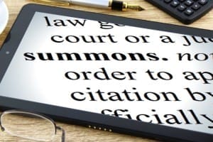 court summons server