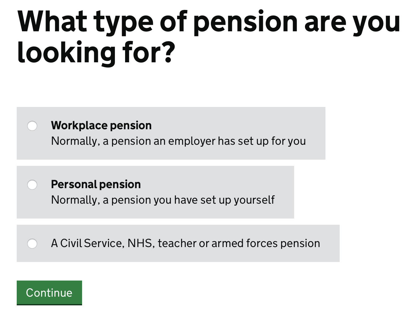 Find My Pensions