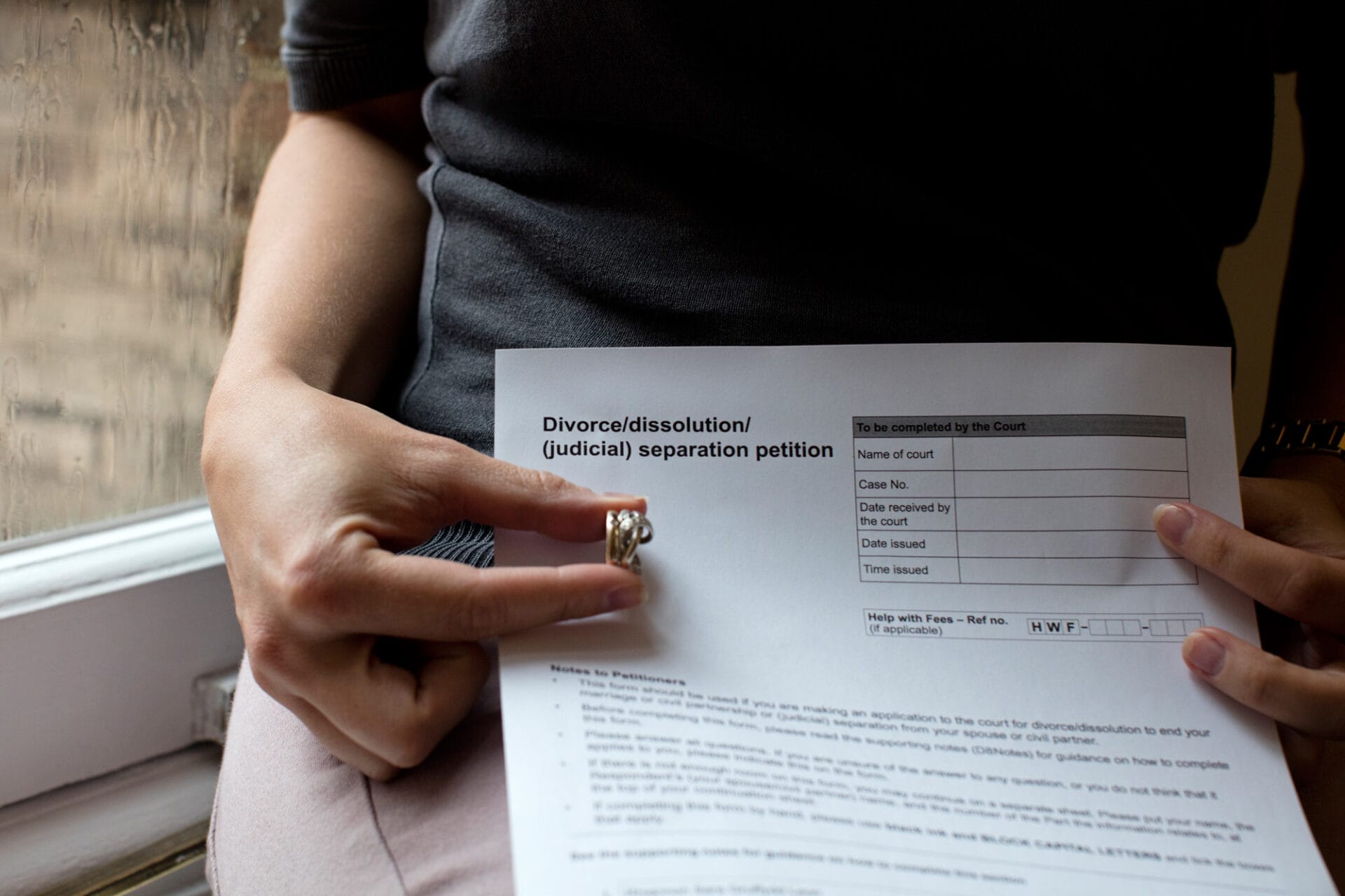 Divorce petition